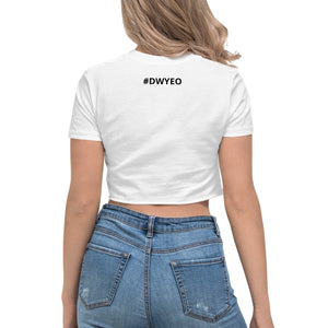 "Dream With Your Eyes Open" Women's Crop Top